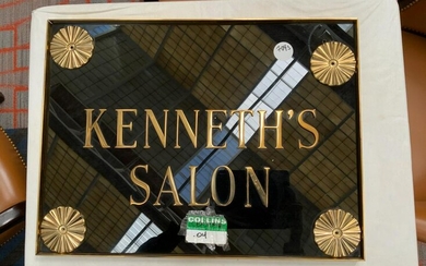Kenneth's Salon Sign