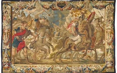 LARGE TAPESTRY FROM THE SERIES "THE LIFE OF CAESAR"