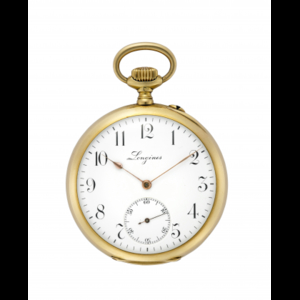 LONGINES Gent's 18K gold pocket watch Late XIX/early XX...