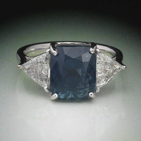 Ladies' Sapphire and Diamond Ring