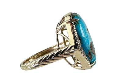 Ladies Turquoise Ring