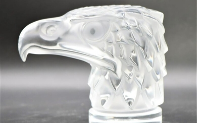 Lalique France Glass Tete D'aigle Eagle Bust