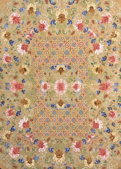 Large Chinese Silk Kesi Tapestry