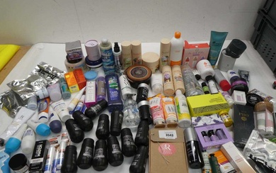 Large bag of toiletries including hair products, body wash etcCondition...