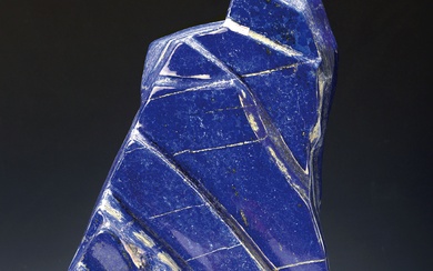 Large lapis lazuli in free form, approx. 26kg,Afghanistan, upright rhomboid...