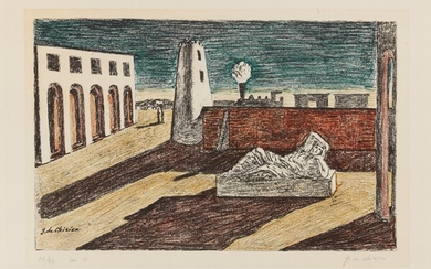 L'enigma del ritorno, 1966, Giorgio de Chirico (Volos 1888 - Roma 1978)