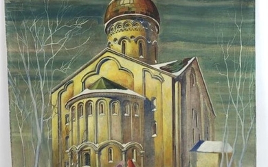 Leonid Brailowsky (Russian 1867-1934) Russian Winter