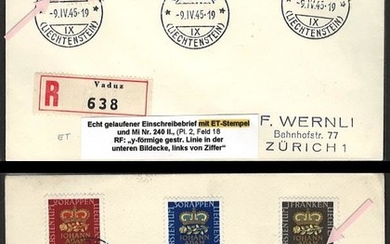 Liechtenstein Poststück - 1933/2014 Partie