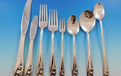 Lily of the Valley by Gorham Sterling Silver Flatware Set 12 Service 102 pieces