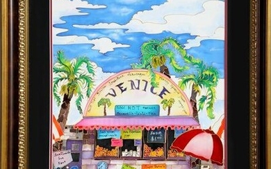 Linnea Pergola, Venice Beach, California, Acrylic
