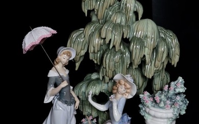 Lladró - Salvador Debón - Figure - ”Ladies sotto il salice” #1346 - Porcelain