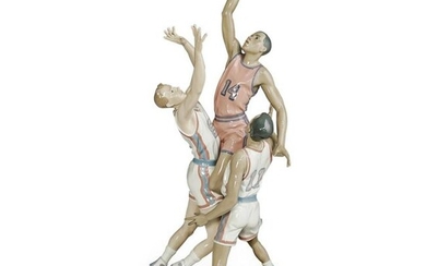 Lladro "To The Rim" Porcelain Grouping
