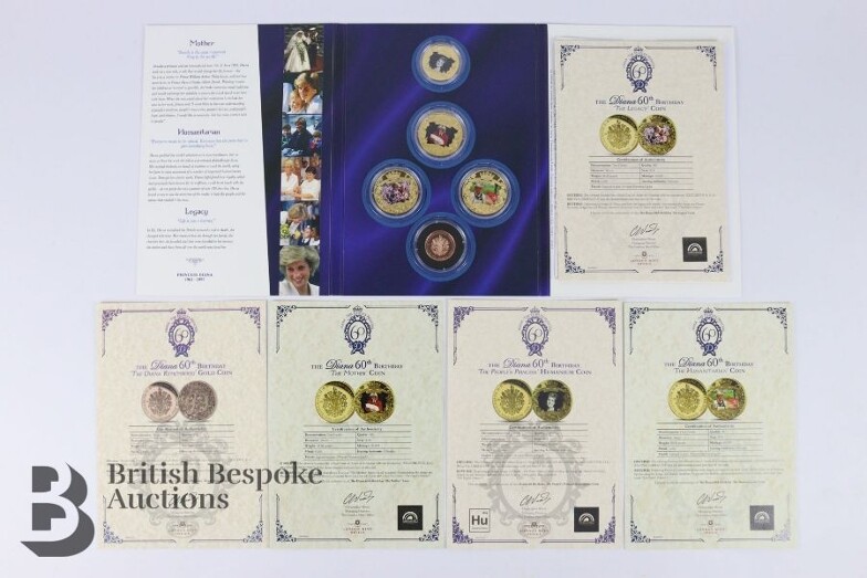 London Mint Office 'The Diana 60th Birthday Coin Set',...