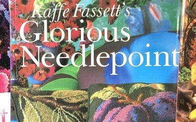 Lot 7 Needlepoint Instruction Books, Kaffe Fassett