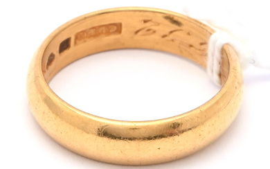 Lot Gold Ring 23K 8,9g damaged with engravi
