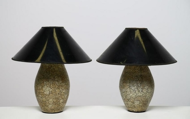 MANIFATTURA ITALIANA Pair of table lamps.