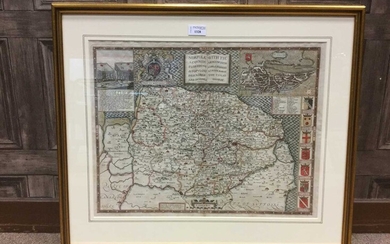 MAP OF NORFOLK, BY JOHN SPEED