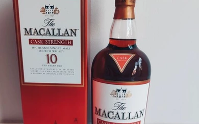 Macallan 10 years old Cask Strength - Original bottling - b. 2000s - 1.0 Litre