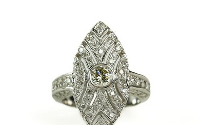 Marquise Set Diamond Ring