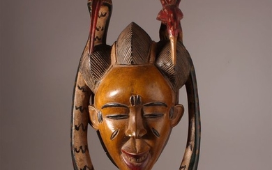 Mask - Wood - Gouro guru - Côte d'Ivoire
