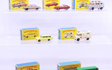 Matchbox: A collection of seven assorted boxed Matchbox 75 Series...