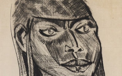 Max Herman Pechstein ''Palau Madchen'' 1917 Drypoint