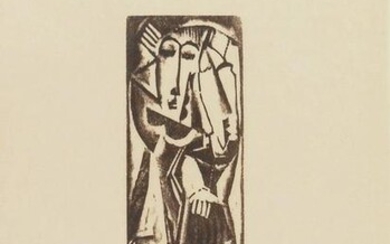 Max Weber (1881-1961) Woodblock Print