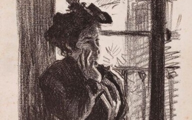 Maximilien Luce (1858-1941) Femme en chapeau...