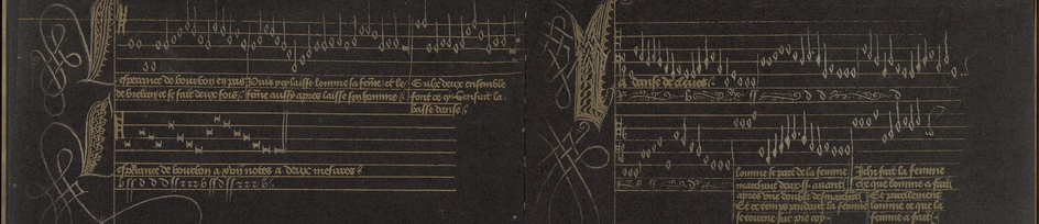 [Medieval manuscripts]. Basses danses dite de Marguerite d'Autriche. Graz, Akademische...