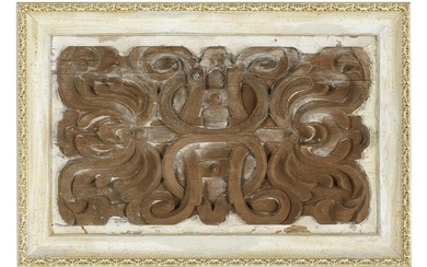 Mexican Carved Wood Panel