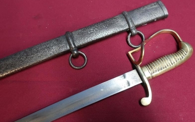 Mid 19th C German cavalry troopers sword, with rare...