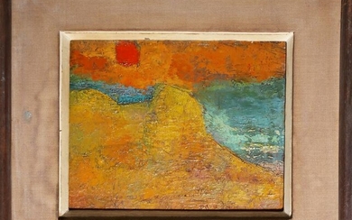 Miriam Bromberg, Abstract Landscape, Oil Painting