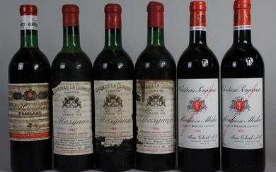Mixed Lot Bordeaux 1964/1973/1978
