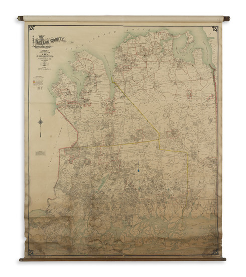 (NEW YORK -- LONG ISLAND.) Hyde, E. Belcher. Real Estate Reference Map of...