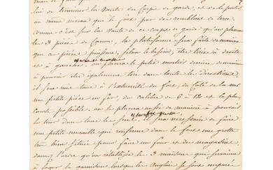 Napoleon Letter Signed from Elba on Fort Construction