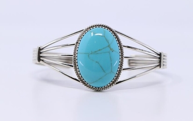 Native American Navajo Handmade Turquoise Bracelet