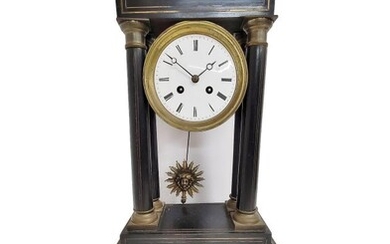 NeoClassical British French Medusa Head Mantel Clock