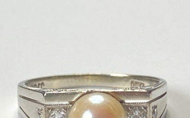 No Reserve Price - Ring - 18 kt. White gold - Diamond