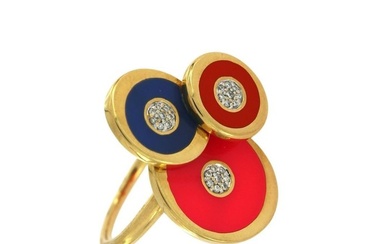 No Reserve Price - Rosato - Ring - 18 kt. Yellow gold Diamond