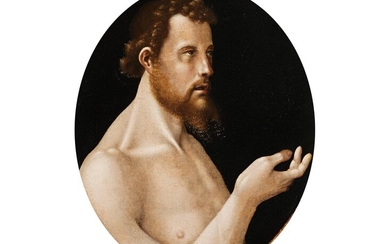 Nürnberger Meister, um 1500/1520, Portrait eines Mannes nach rechts