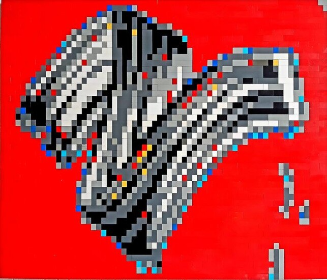 Olivier Rotureau (Arturo) (1975) - Gesture - Lego - (after Lichtenstein)