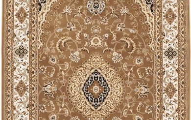 Oriental Vintage Style Brown Floral 5X8 Machine-Made Area Rug Home Decor Carpet