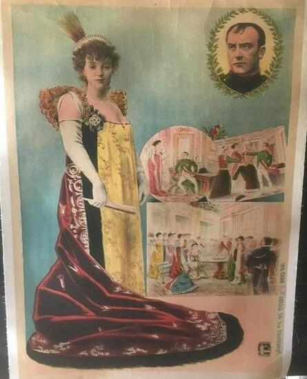 Original c.1907 Vintage Josephine and Napoleon Theater