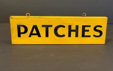 PATCHES Horse-Stall Sign, c. 1940