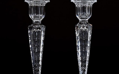 Pair Candlesticks, ABCG, Signed Hawkes