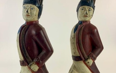 Pair of Hessian Soldier Andirons