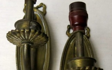 Pair of Old Wall Lamps