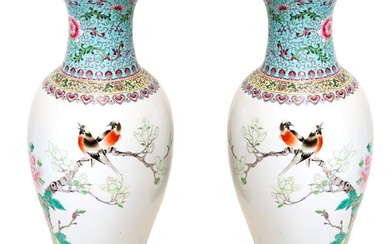 Pair of large Chinese vases