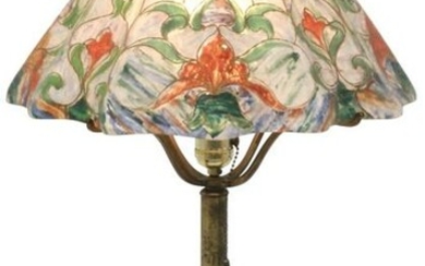 Pairpoint Reverse Painted Art Nouveau Table Lamp