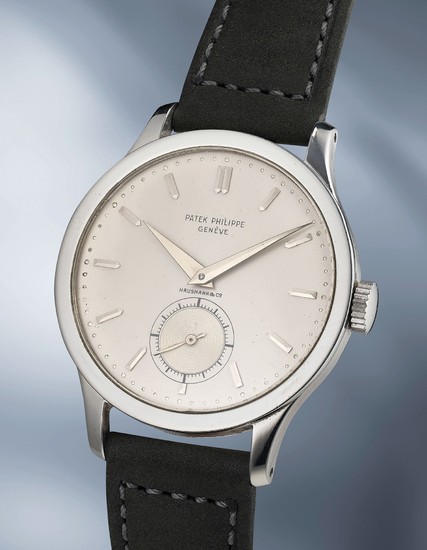 Patek Philippe, Ref. 570 A large, rare and well-preserved stainless steel wristwatch